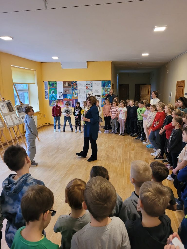 Izstādes atklāšana