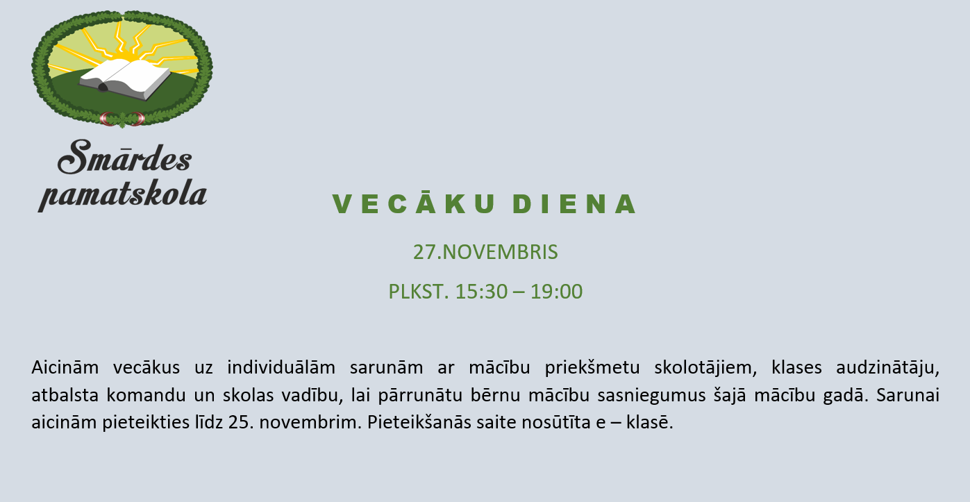 Afiša Vecāku dienai